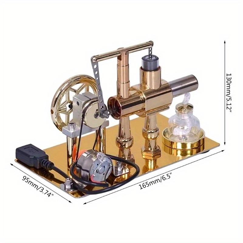 محرك ستيرلنج هوائي أحادي الأسط - مراجعة Science And Invention وسعره