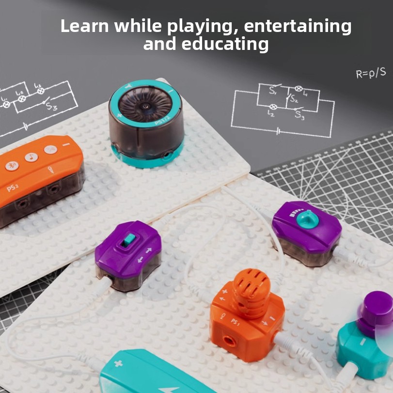 دائرة تجربة اللبنات لعبة الجمع - مراجعة Science Toys Diy وسعره