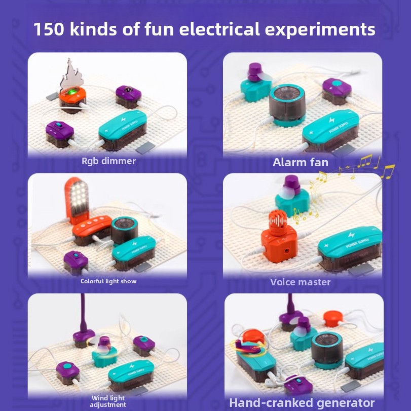 دائرة تجربة اللبنات لعبة الجمع - مراجعة Science Toys Diy وسعره